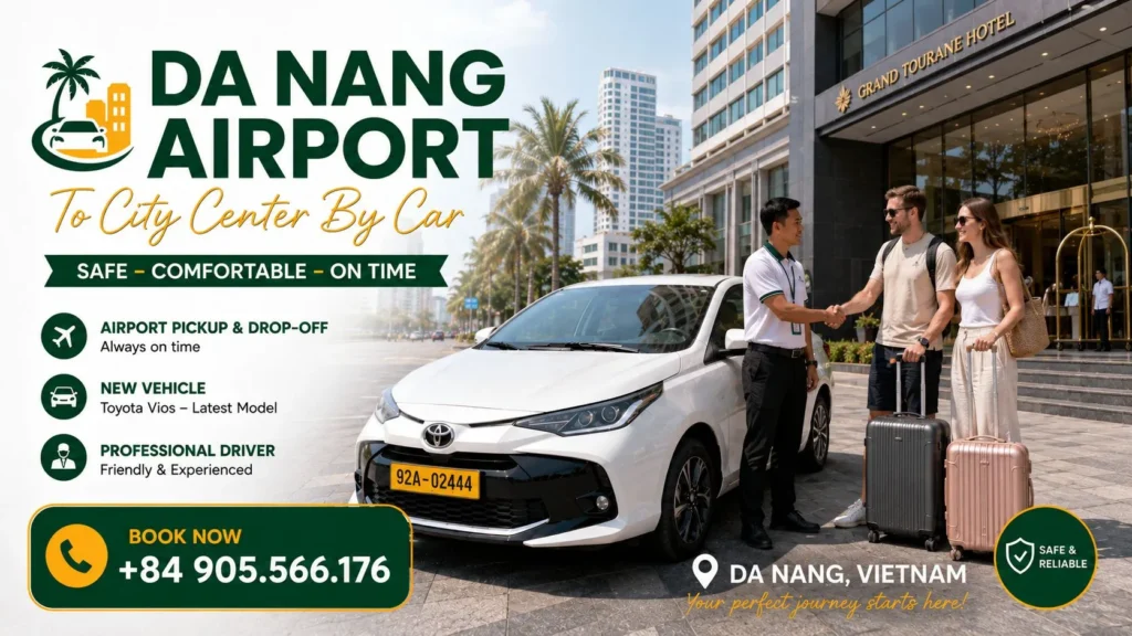 Da Nang Airport To City Center By Car at Da Nang International Airport