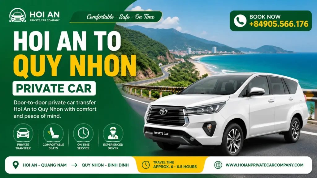 Private Car from Hoi An to Quy Nhon 3 Private car from Hoi An to Quy Nhon