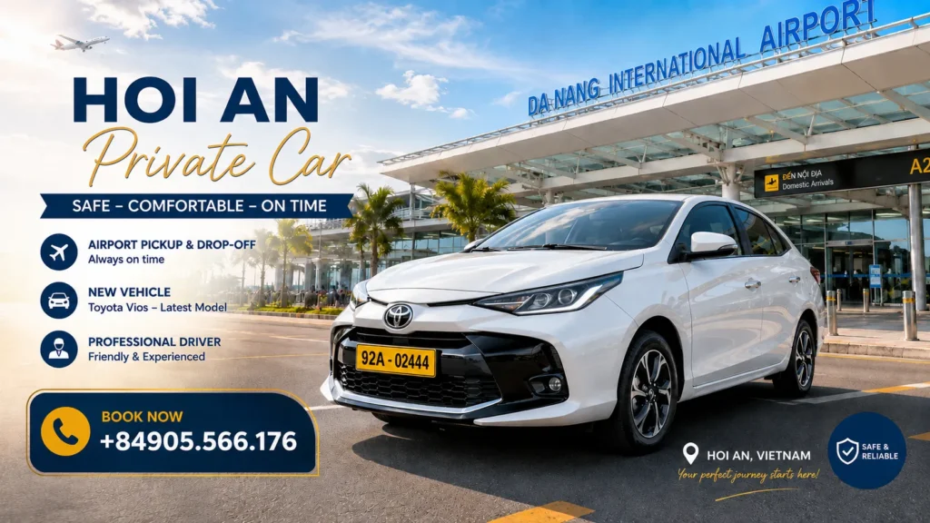 Home 1 Hoi An Private Car - Private Transfer Service in Hoi An and Da Nang